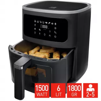 Fritel SnackTastic 7520 fritadeira de ar 6L preta