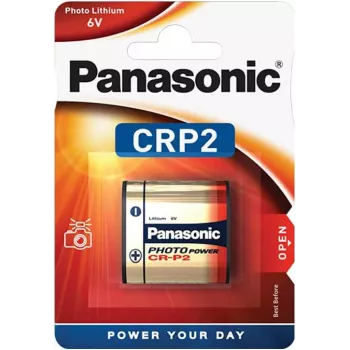 Panasonic CRP2 1BL pilha de lítio 6V (1400 mAh)
