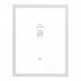 Deknudt S66KD1 P1 DIN A3 29.7x42 cm moldura de madeira prateada com passe-partout