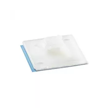ABB TC 5347 AR Base de fixação para abraçadeiras, autoadesiva, nylon 6/6, natural, 7,6 mm de largura