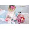 Lilliputiens Anais the Fox Conjunto de brincar boneca macia com cesto, roupa e manta