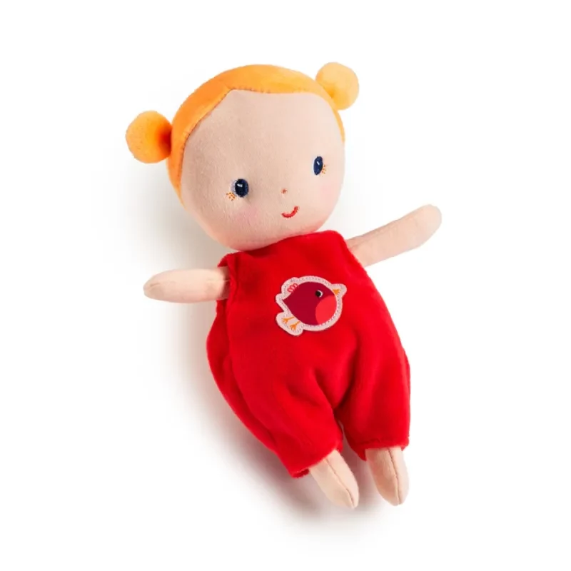 Lilliputiens Conjunto de bonecas de bebé Aghate com cesto, roupa e manta