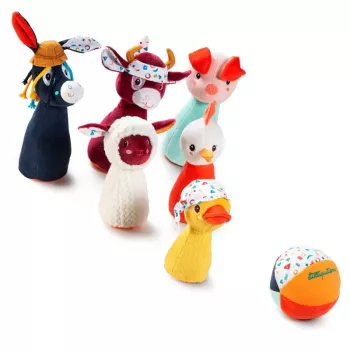 Lilliputiens Conjunto de bowling da quinta com bola com campainha