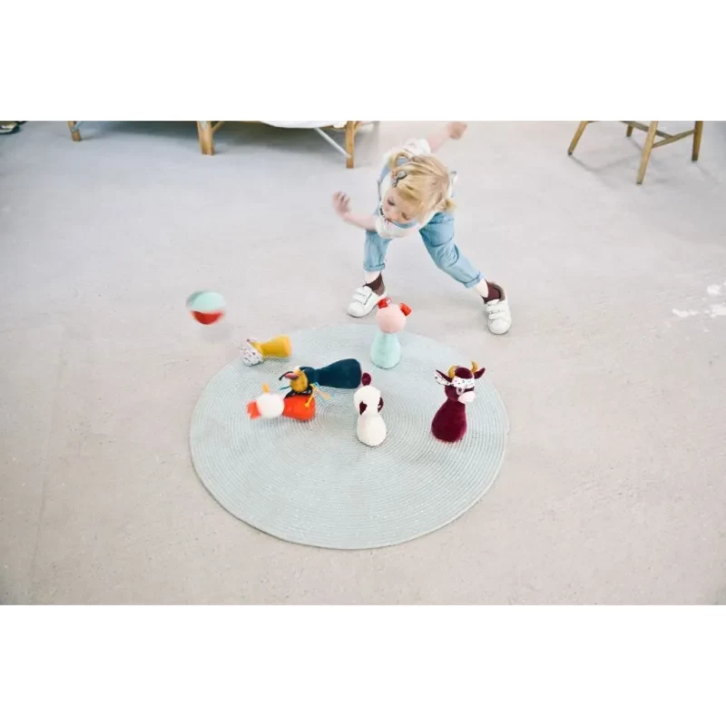 Lilliputiens Conjunto de bowling da quinta com bola com campainha