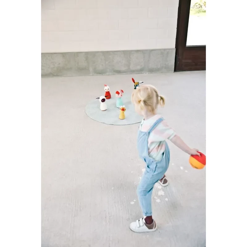 Lilliputiens Conjunto de bowling da quinta com bola com campainha