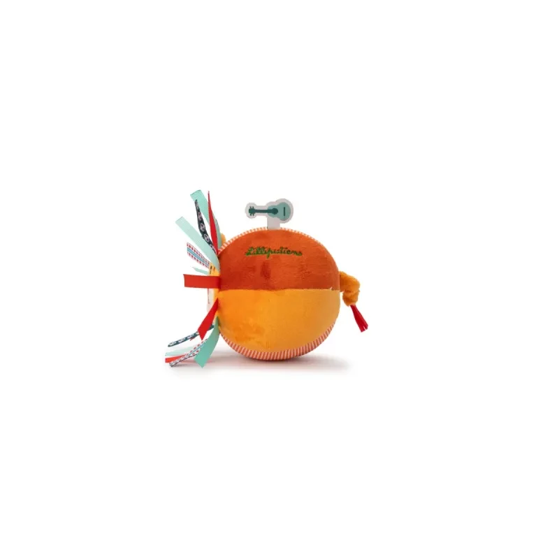Bola sensorial com campainha e relevos Lilliputiens Jack o Leão 6m+