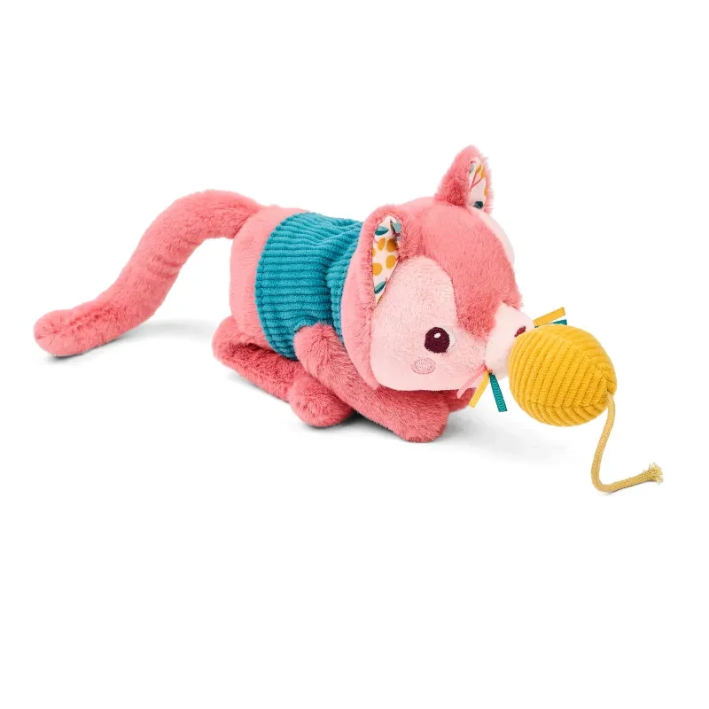 Conjunto de peluche Lilliputiens Jeanne a Gata com cesto e acessórios, 12m+