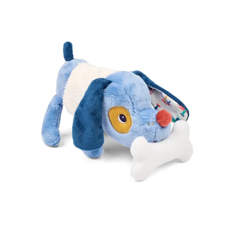 Conjunto de peluche de atividades Lilliputiens Jules o Cão com cesto e acessórios, 12m+
