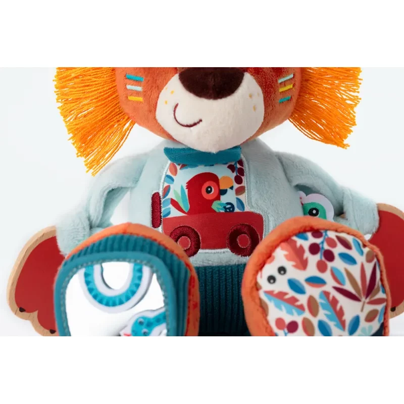 Peluche de multiatividades Lilliputiens Jack o Leão 9m+