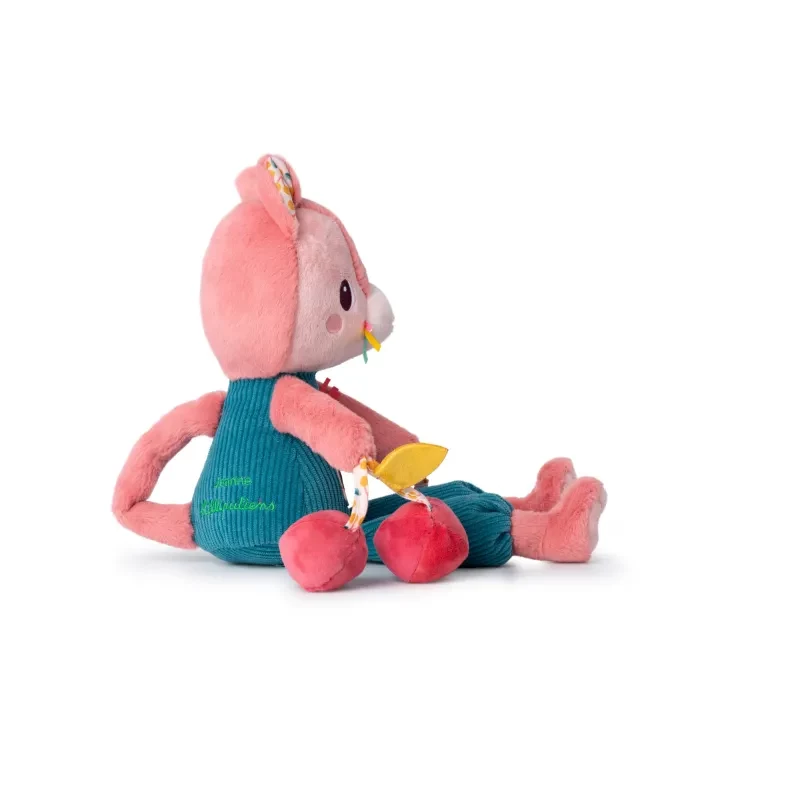 Peluche de atividades multifuncional Lilliputiens Jeanne a Gata 9m+