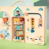 Quadro de atividades de vestir para todo o tempo Lilliputiens Alice a Raposa 83556