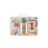 Quadro de atividades de vestir para todo o tempo Lilliputiens Alice a Raposa 83556