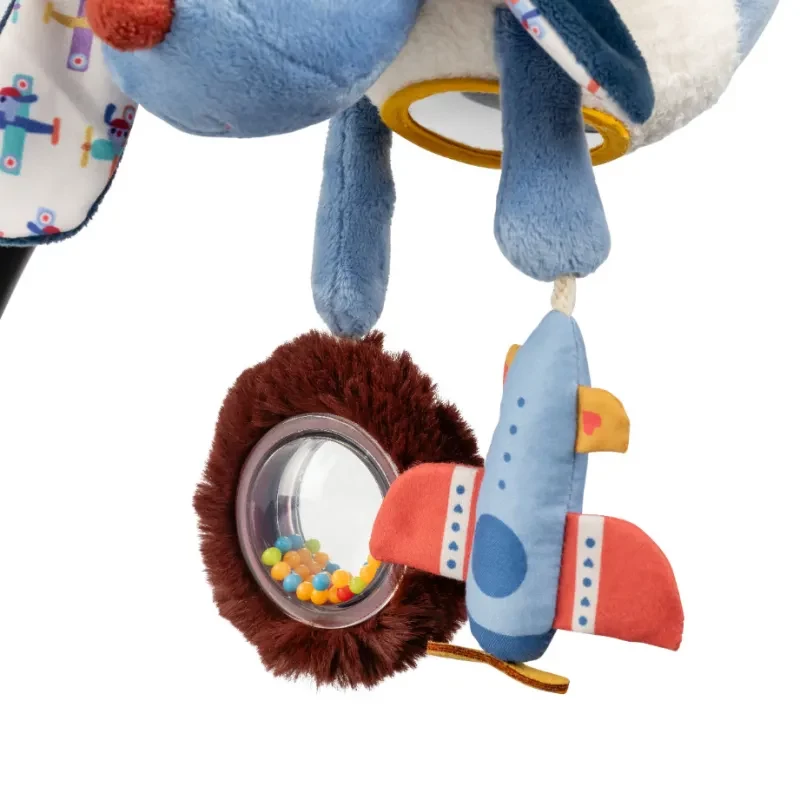 Peluche de suspensão multifuncional Lilliputiens Jules o Cão 3m+