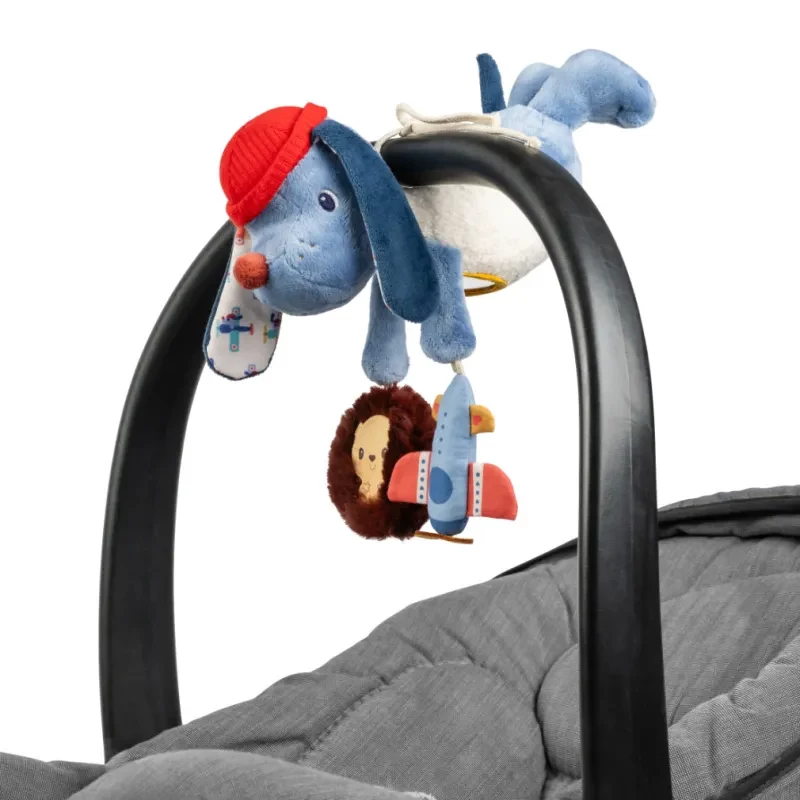 Peluche de suspensão multifuncional Lilliputiens Jules o Cão 3m+