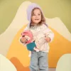 Lilliputiens boneca Jeanne bebé em alcofa com chapéu 18m+