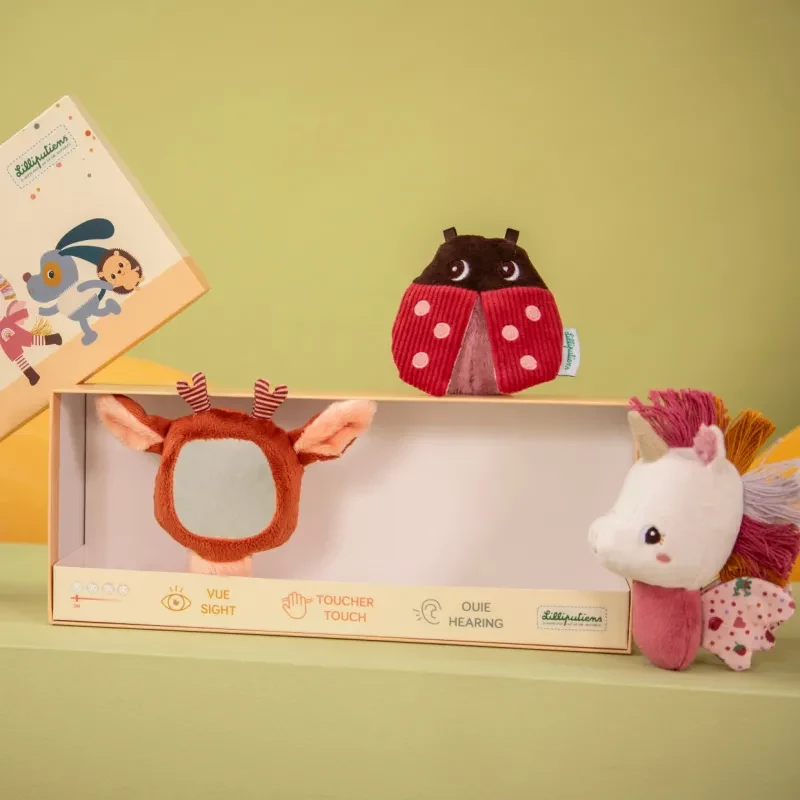 Lilliputiens conjunto multissensorial Lena o unicórnio 0m+