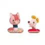 Lilliputiens conjunto de brinquedos de banho Jeanne the Cat e Nina o rato 6m+