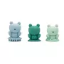 Lilliputiens conjunto sensorial de brinquedos de banho 3 rãs 9m+