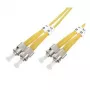LOGON LogiLink 3m OS2 monomodo ST para ST cabo de patch de fibra ótica amarelo
