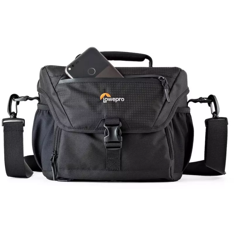 Mala de ombro Lowepro Nova 180 AW II para câmara DSLR/sem espelho com objetiva, preta