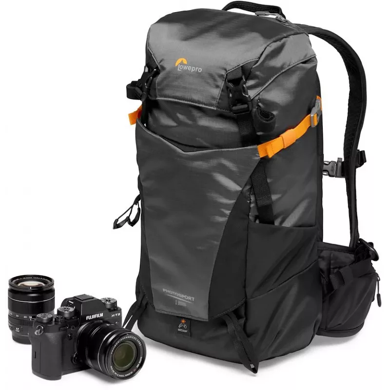 Mochila de câmara Lowepro PhotoSport BP 15L AW III cinzento-escuro