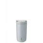 Caneca de viagem Stelton To Go Click 0,2 L azul aço inoxidável