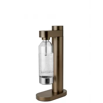 Máquina de água com gás Stelton Brus Carbonator Dark Brown Metallic