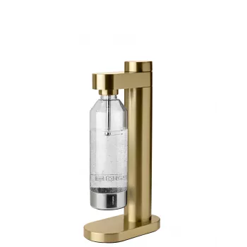 Máquina de água com gás Stelton Brus Carbonator Brushed Brass