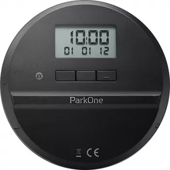 Relógio de estacionamento eletrónico NEEDIT ParkOne preto