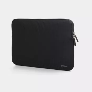 Capa protetora com cordão Trunk Ribbet Velvet 13 para MacBook Pro, Air - para MacBook 13, MacBook Air (preto)