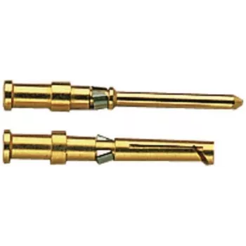Harting Han D Contacto de crimpagem macho 0,5 mm², banhado a ouro (Au), HMC, 100 unid. 09152006123