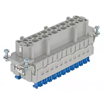 HARTING Han E® ES Press Conector industrial, fêmea, 24 contactos, 16A, 500V