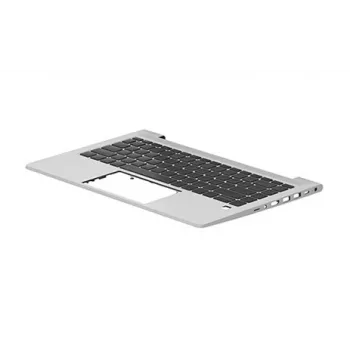 Teclado de substituição HP N01286-B71 - layout finlandês/sueco - preto - para HP EliteBook/ProBook