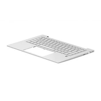 Teclado de substituição para portátil HP retroiluminado alemão QWERTZ preto para EliteBook 840 G5/G6, ZBook 15u G5/G6