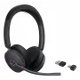 Headset sem fios Yealink BH74 Teams com ANC, dongle USB-C/A, on-ear, Preto