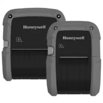 Impressora de etiquetas móvel Honeywell RP2F, térmica direta, 203 dpi, 125 mm/s, USB e Bluetooth 5.0, IP54, alimentada por bateria, preto