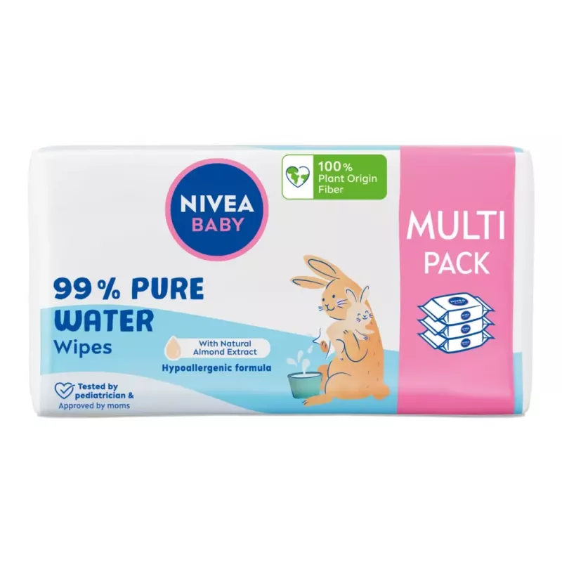 Toalhitas Nivea Baby Pure Water 3x57