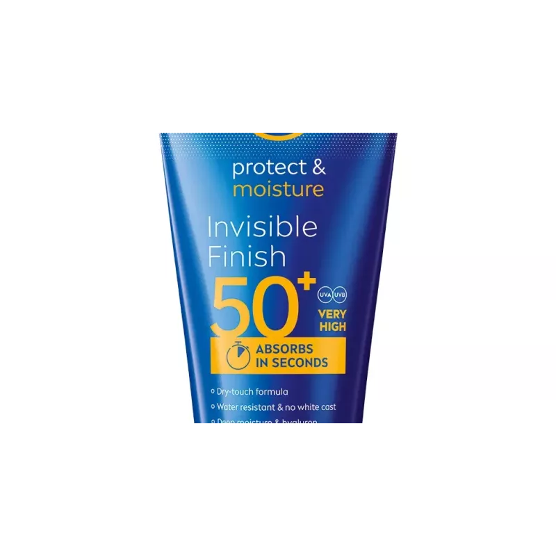 NIVEA Sun Invisible Finish Loção solar hidratante SPF50+ 150 ml