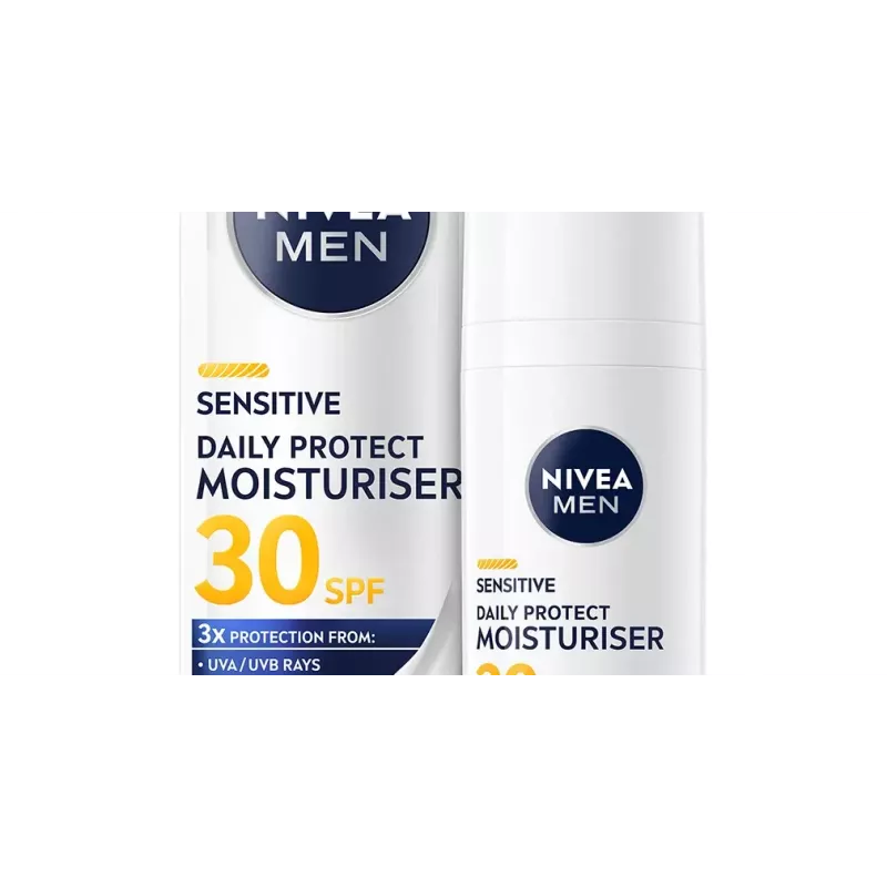 Creme hidratante facial NIVEA Men Sensitive Daily Protect SPF30 50ml