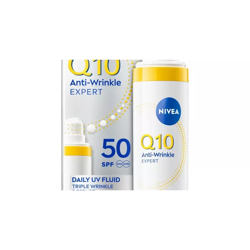 Fluido facial anti-rugas NIVEA Q10 Daily UV SPF50 40ml