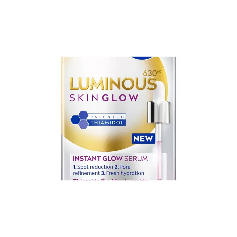Sérum de brilho instantâneo NIVEA Luminous630 Skin Glow 15 ml