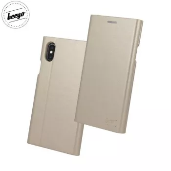 Beeyo Capa Book Grande para Samsung Galaxy S8 G950 Dourado