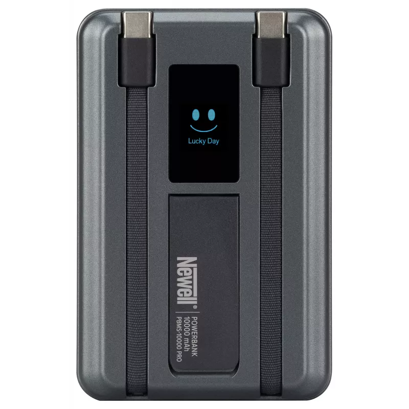 Powerbank Newell MS-10000 Pro MagSafe 10000 mAh 2x USB-C - Cinzento