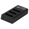 Carregador de bateria de três canais Newell CD-USB-C para Canon LP-E17