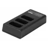 Carregador de bateria de três canais Newell CD-USB-C para Sony NP-FW50
