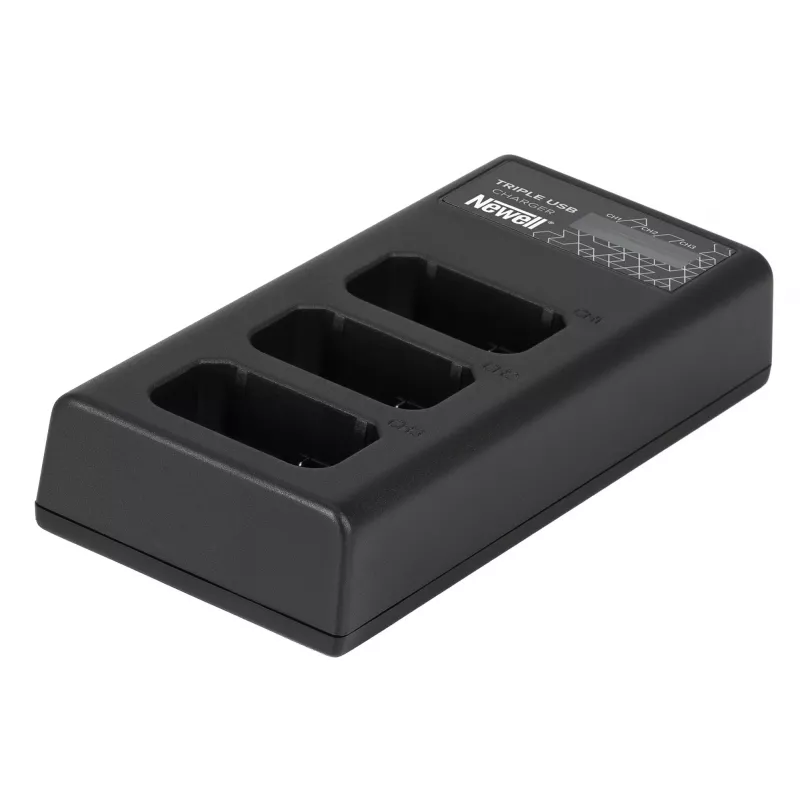 Carregador de bateria de três canais Newell CD-USB-C para Sony NP-FW50