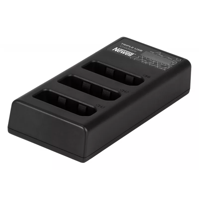 Carregador de bateria de 3 canais Newell CD-USB-C para Nikon EN-EL14