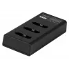 Carregador de bateria de três canais Newell CD-USB-C para baterias Sony NP-BX1