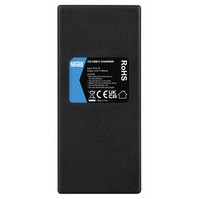 Carregador de três canais Newell CD-USB-C para baterias Canon LP-E6