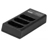 Carregador de três canais Newell CD-USB-C para baterias Canon LP-E6